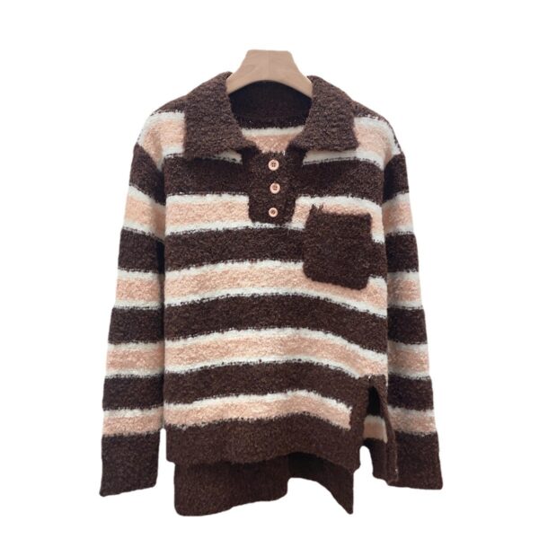 Women's Pullover Long Sleeve Sweater Manufacturer - MOQ 100 pcs - Style 7148