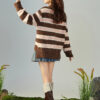 Women's Pullover Long Sleeve Sweater Manufacturer - MOQ 100 pcs - Style 7148