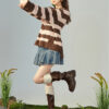 Women's Pullover Long Sleeve Sweater Manufacturer - MOQ 100 pcs - Style 7148