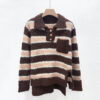 Women's Pullover Long Sleeve Sweater Manufacturer - MOQ 100 pcs - Style 7148