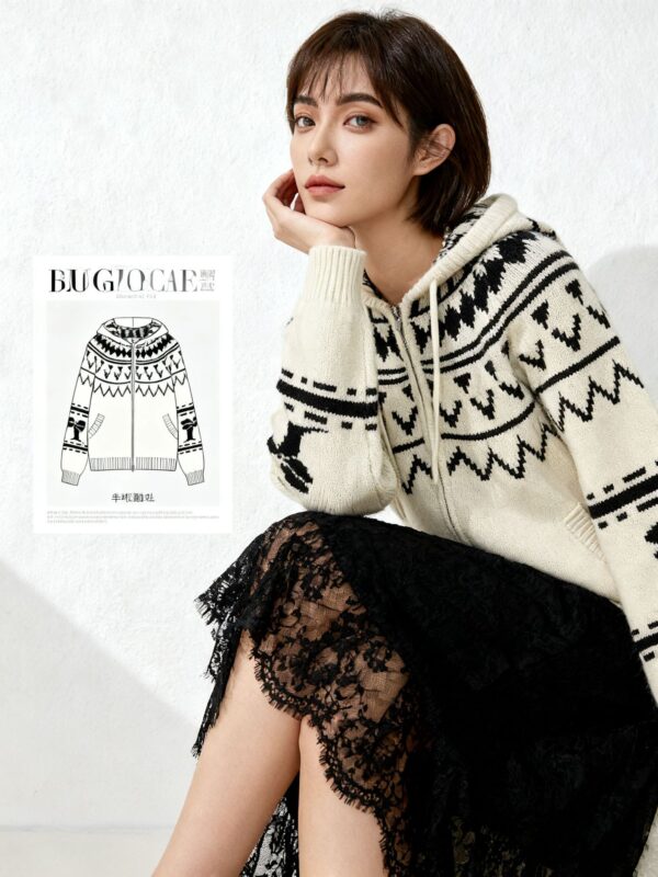 Women's Cardigan Long Sleeve Sweater Manufacturer - MOQ 100 pcs - Style 7156 Women's Cardigan Long Sleeve Sweater Manufacturer - MOQ 100 pcs - Style 7156
