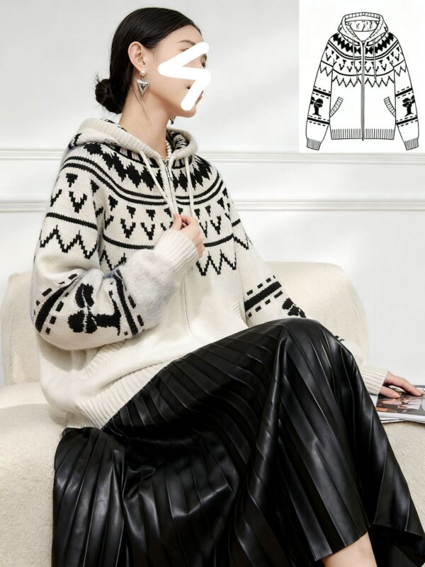 Women's Cardigan Long Sleeve Sweater Manufacturer - MOQ 100 pcs - Style 7156 Women's Cardigan Long Sleeve Sweater Manufacturer - MOQ 100 pcs - Style 7156