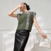Women's Crew Neck Knitwear Manufacturer - MOQ 100 pcs - Style 7157
