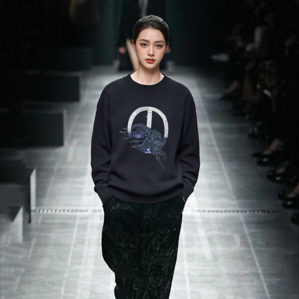Women's Pullover Crew Neck Long Sleeve Sweater Manufacturer - MOQ 100 pcs - Style 7158