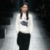 Women's Pullover Crew Neck Long Sleeve Sweater Manufacturer - MOQ 100 pcs - Style 7158