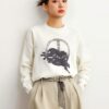 Women's Pullover Crew Neck Long Sleeve Sweater Manufacturer - MOQ 100 pcs - Style 7158