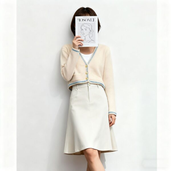 Women's Cardigan Long Sleeve Sweater Manufacturer - MOQ 100 pcs - Style 7166 Women's Cardigan Long Sleeve Sweater Manufacturer - MOQ 100 pcs - Style 7166