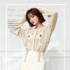 Women's Cardigan Crew Neck Long Sleeve Sweater Manufacturer - MOQ 100 pcs - Style 7169 Women's Cardigan Crew Neck Long Sleeve Sweater Manufacturer - MOQ 100 pcs - Style 7169