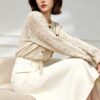 Women's Cardigan Crew Neck Long Sleeve Sweater Manufacturer - MOQ 100 pcs - Style 7169 Women's Cardigan Crew Neck Long Sleeve Sweater Manufacturer - MOQ 100 pcs - Style 7169