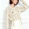 Women's Cardigan Crew Neck Long Sleeve Sweater Manufacturer - MOQ 100 pcs - Style 7169 Women's Cardigan Crew Neck Long Sleeve Sweater Manufacturer - MOQ 100 pcs - Style 7169
