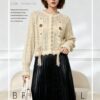 Women's Cardigan Crew Neck Long Sleeve Sweater Manufacturer - MOQ 100 pcs - Style 7169 Women's Cardigan Crew Neck Long Sleeve Sweater Manufacturer - MOQ 100 pcs - Style 7169