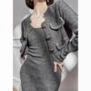 Women's Long Sleeve Knitwear Manufacturer - MOQ 100 pcs - Style 7172