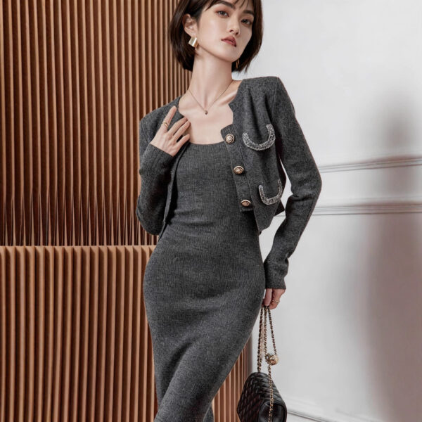 Women's Long Sleeve Knitwear Manufacturer - MOQ 100 pcs - Style 7172