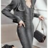Women's Long Sleeve Knitwear Manufacturer - MOQ 100 pcs - Style 7172