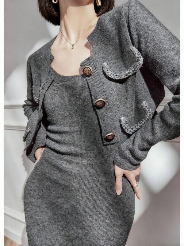 Women's Long Sleeve Knitwear Manufacturer - MOQ 100 pcs - Style 7172