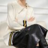 Women's Pullover Long Sleeve Sweater Manufacturer - MOQ 100 pcs - Style 7174