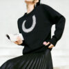 Women's Pullover Crew Neck Long Sleeve Sweater Manufacturer - MOQ 100 pcs - Style 7179