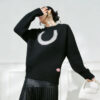 Women's Pullover Crew Neck Long Sleeve Sweater Manufacturer - MOQ 100 pcs - Style 7179