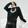 Women's Pullover Crew Neck Long Sleeve Sweater Manufacturer - MOQ 100 pcs - Style 7179