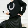 Women's Pullover Crew Neck Long Sleeve Sweater Manufacturer - MOQ 100 pcs - Style 7179