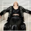 Women's Cardigan Crew Neck Long Sleeve Sweater Manufacturer - MOQ 100 pcs - Style 7184