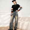 Women's Pullover Crew Neck Long Sleeve Sweater Manufacturer - MOQ 100 pcs - Style 7189