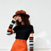 Women's Pullover Crew Neck Long Sleeve Sweater Manufacturer - MOQ 100 pcs - Style 7189
