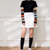Women's Pullover Crew Neck Long Sleeve Sweater Manufacturer - MOQ 100 pcs - Style 7189