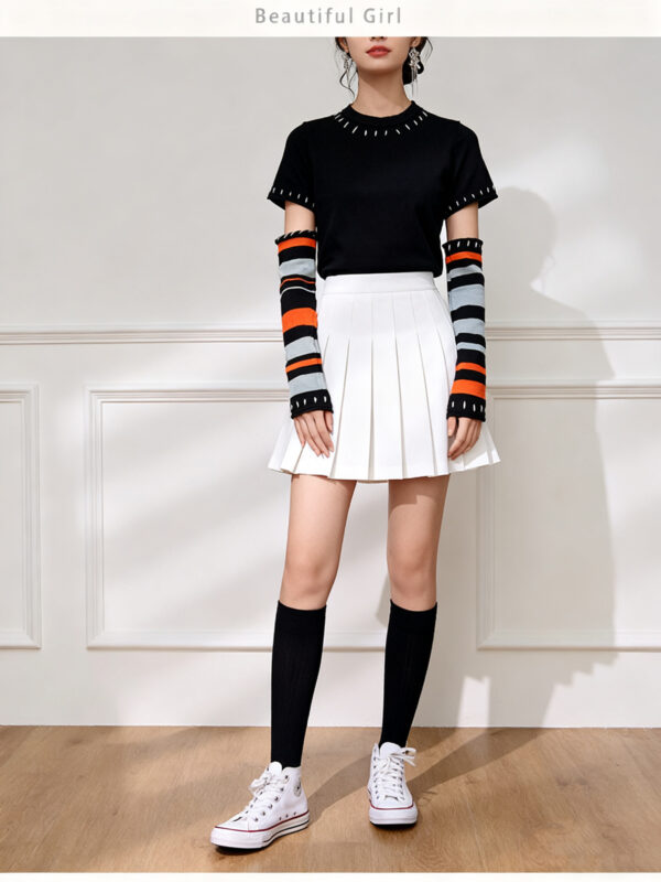 Women's Pullover Crew Neck Long Sleeve Sweater Manufacturer - MOQ 100 pcs - Style 7189