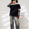 Women's Pullover Crew Neck Long Sleeve Sweater Manufacturer - MOQ 100 pcs - Style 7189