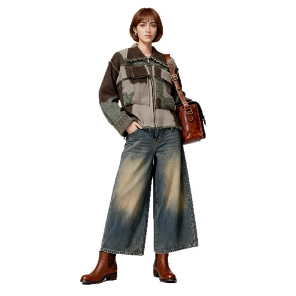Women's Long Sleeve Sweater Manufacturer - MOQ 100 pcs - Style 7190