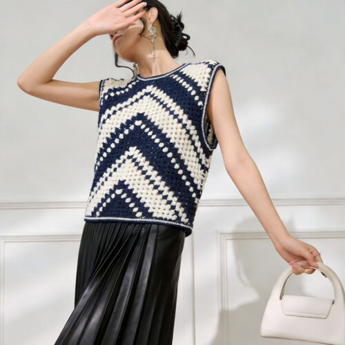 Women's Crew Neck Knitwear Manufacturer - MOQ 100 pcs - Style 7191