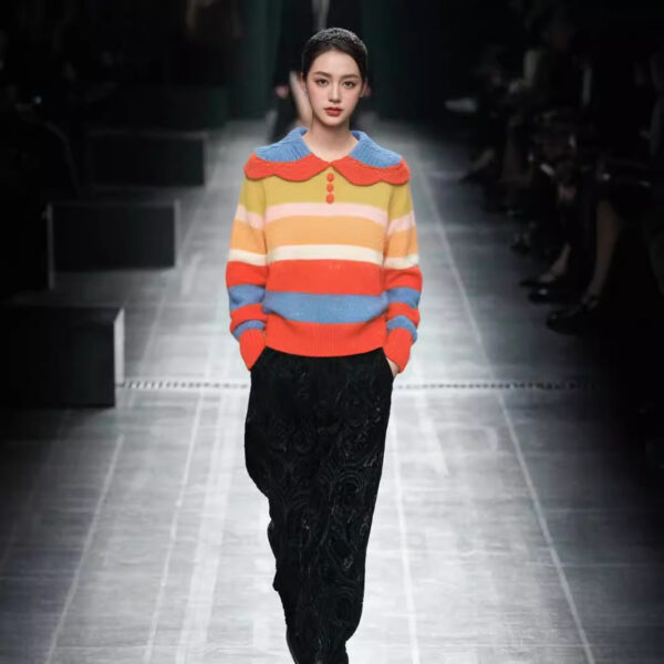 Women's Pullover Long Sleeve Sweater Manufacturer - MOQ 100 pcs - Style 86001