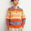 Women's Pullover Long Sleeve Sweater Manufacturer - MOQ 100 pcs - Style 86001