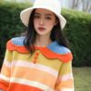 Women's Pullover Long Sleeve Sweater Manufacturer - MOQ 100 pcs - Style 86001