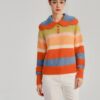 Women's Pullover Long Sleeve Sweater Manufacturer - MOQ 100 pcs - Style 86001