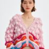 Women's Viscose Fiber V Neck Long Sleeve Sweater Manufacturer - MOQ 100 pcs - Style 87017 Women's Viscose Fiber V Neck Long Sleeve Sweater Manufacturer - MOQ 100 pcs - Style 87017