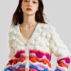 Women's Viscose Fiber V Neck Long Sleeve Sweater Manufacturer - MOQ 100 pcs - Style 87017 Women's Viscose Fiber V Neck Long Sleeve Sweater Manufacturer - MOQ 100 pcs - Style 87017