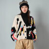 Women's Viscose Fiber Cardigan V Neck Long Sleeve Sweater Manufacturer - MOQ 100 pcs - Style 9004