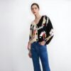 Women's Viscose Fiber Cardigan V Neck Long Sleeve Sweater Manufacturer - MOQ 100 pcs - Style 9004
