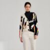 Women's Viscose Fiber Cardigan V Neck Long Sleeve Sweater Manufacturer - MOQ 100 pcs - Style 9004