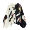 Women's Viscose Fiber Cardigan V Neck Long Sleeve Sweater Manufacturer - MOQ 100 pcs - Style 9004