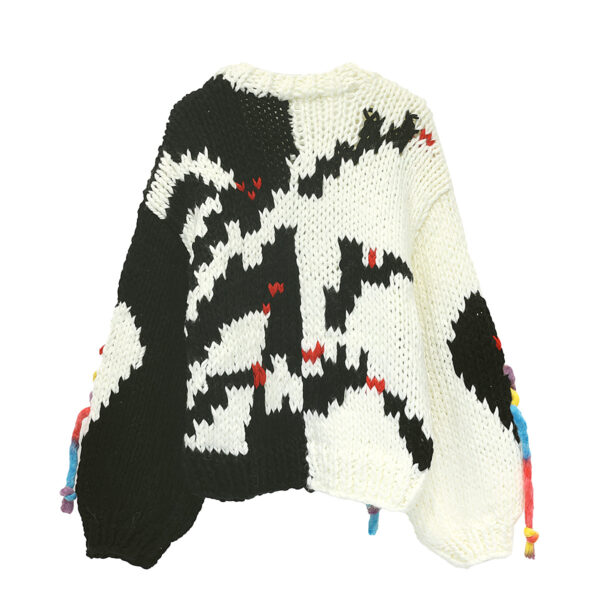 Women's Viscose Fiber Cardigan V Neck Long Sleeve Sweater Manufacturer - MOQ 100 pcs - Style 9004