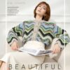 Women's Cardigan Crew Neck Long Sleeve Sweater Manufacturer - MOQ 100 pcs - Style 9012