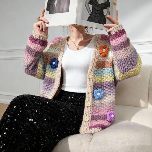 Women's Cardigan V Neck Long Sleeve Sweater Manufacturer - MOQ 100 pcs - Style 9019 Women's Cardigan V Neck Long Sleeve Sweater Manufacturer - MOQ 100 pcs - Style 9019