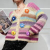 Women's Cardigan V Neck Long Sleeve Sweater Manufacturer - MOQ 100 pcs - Style 9019 Women's Cardigan V Neck Long Sleeve Sweater Manufacturer - MOQ 100 pcs - Style 9019