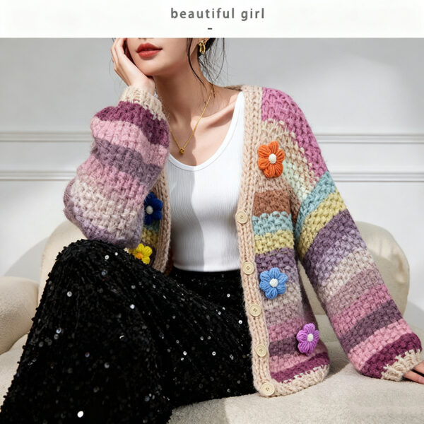 Women's Cardigan V Neck Long Sleeve Sweater Manufacturer - MOQ 100 pcs - Style 9019 Women's Cardigan V Neck Long Sleeve Sweater Manufacturer - MOQ 100 pcs - Style 9019