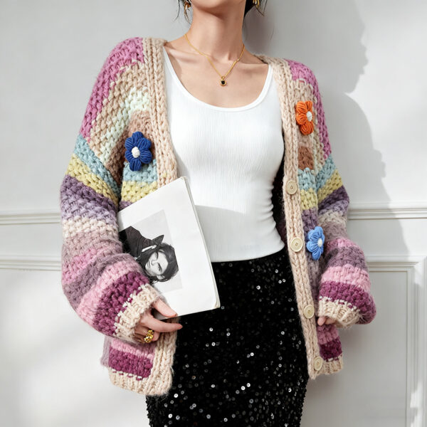 Women's Cardigan V Neck Long Sleeve Sweater Manufacturer - MOQ 100 pcs - Style 9019 Women's Cardigan V Neck Long Sleeve Sweater Manufacturer - MOQ 100 pcs - Style 9019