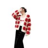 Women's V Neck Long Sleeve Sweater Manufacturer - MOQ 100 pcs - Style 9020