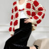 Women's V Neck Long Sleeve Sweater Manufacturer - MOQ 100 pcs - Style 9020